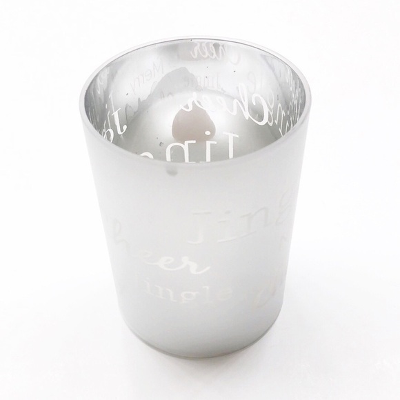 Jingle Merry Jolly Cheer printed candle votive - Picture 5 of 7